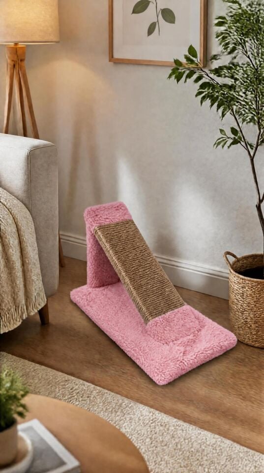 PETiTOYS Kedi Tırmalama Rampası Pembe